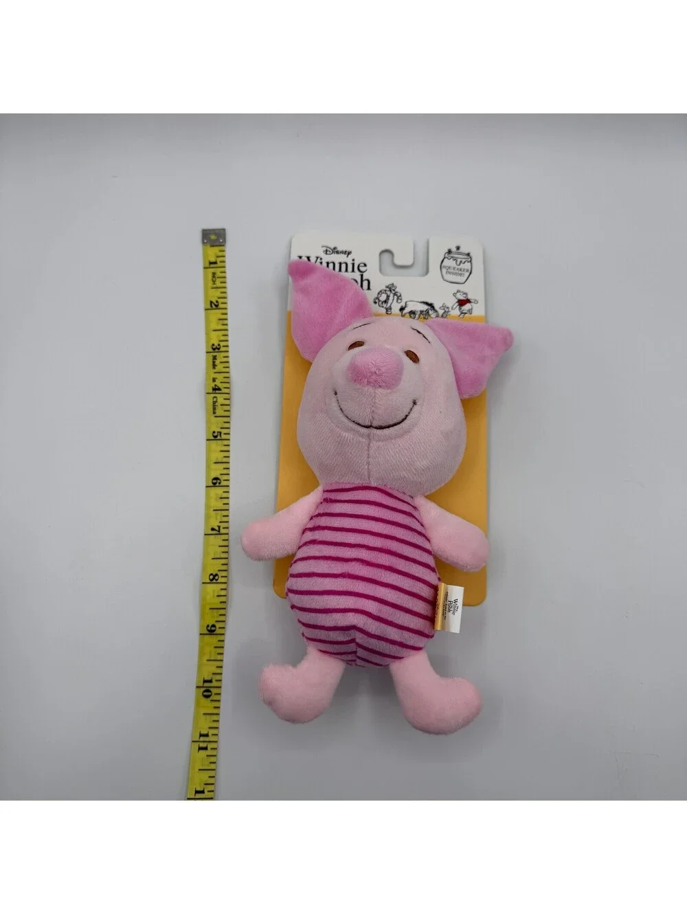 Disney Winnie The Pooh Piglet Dog Toy Squeaker Plush Squeaky DI653 NEW